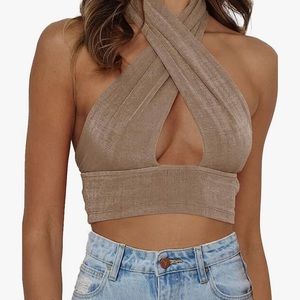 BRAND NEW criss cross tank top